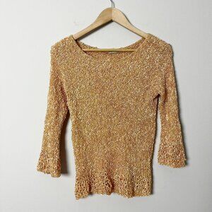 2/$30 Vintage Lucy Collection Boucle Fitted Sweater Small
